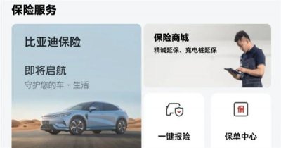 ​比亚迪保险来了 含交强险、商业险等15个汽车险种