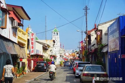 ​南洋小城马六甲，汉字和中式建筑随处可见，游客怀疑自己没出国