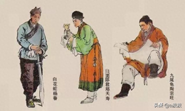 「珍藏」《水浒传》中108将的图谱与排名