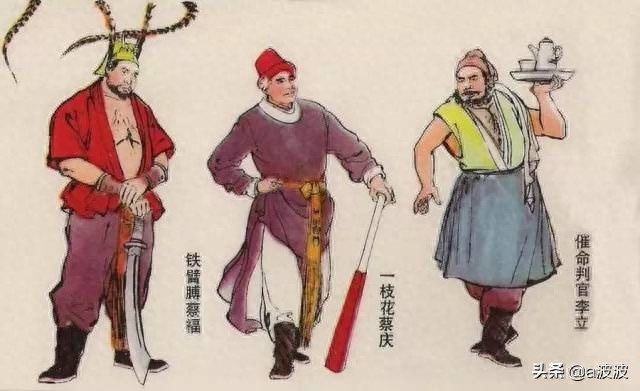 「珍藏」《水浒传》中108将的图谱与排名