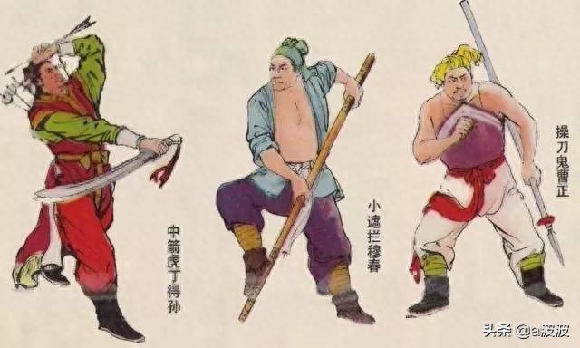 「珍藏」《水浒传》中108将的图谱与排名