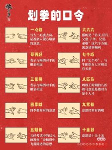 ​超简单！酒桌文化！一文读懂喝酒划拳的门道