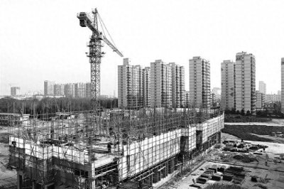 ​庆阳四中校园扩建项目（二期）建设现场