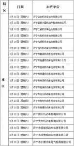 ​济宁市机动车检验机构周末延时服务一览表公布