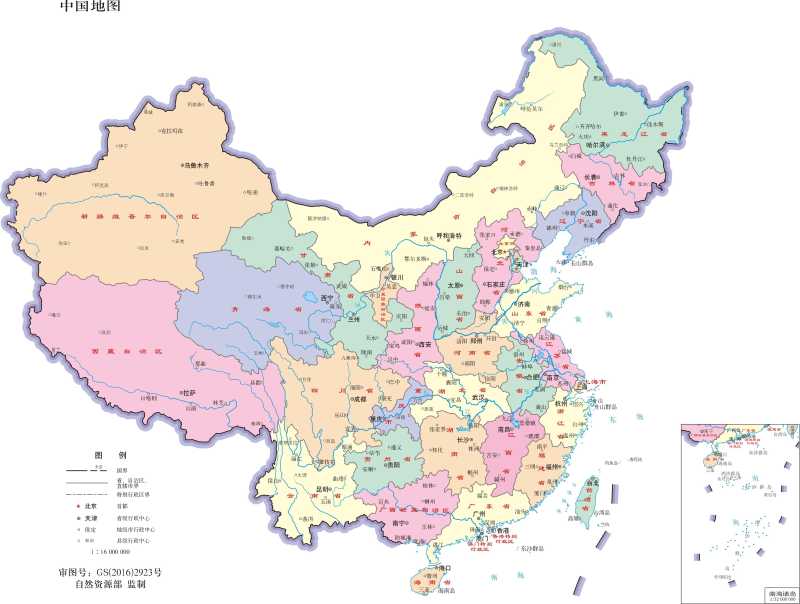 长江流域地图路线全图（长江，先流经西藏还是四川？）