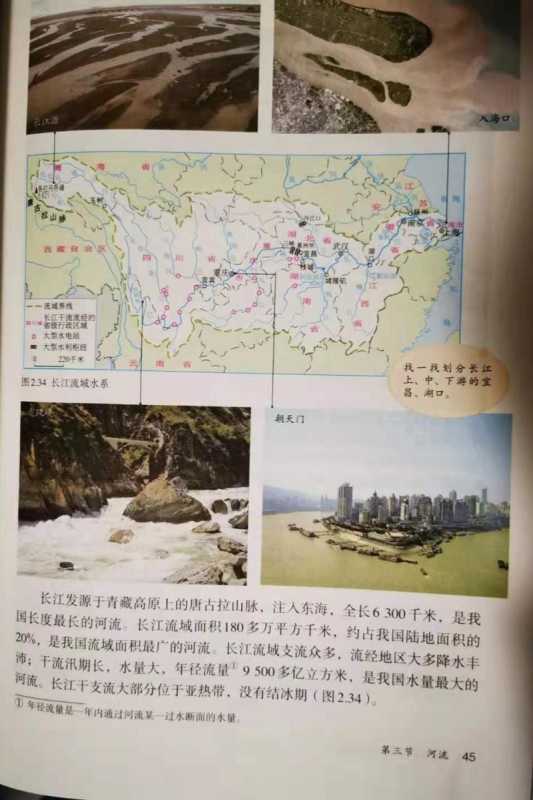 长江流域地图路线全图（长江，先流经西藏还是四川？）