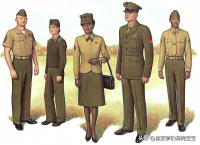 ​美国海军陆战队军服，穿最华丽的制服，干最脏累的活