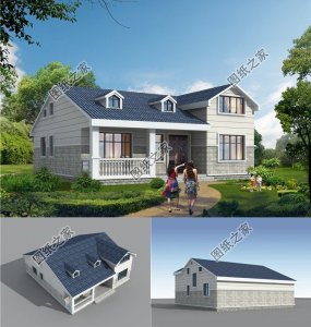 ​一层怎么盖房最漂亮？推荐五款不同风格的设计图，一层建房不用愁