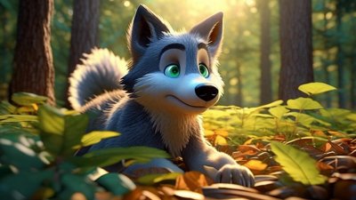 ​儿童睡前童话故事《大灰狼》安徒生童话故事