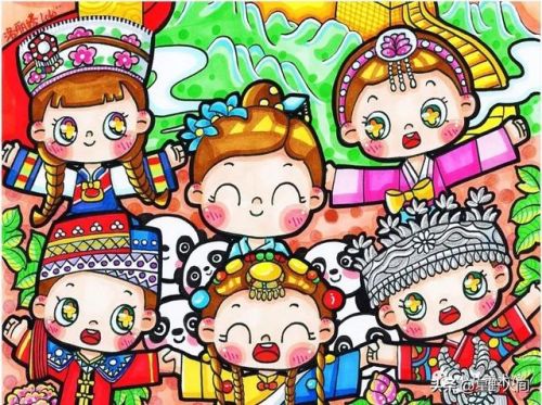 国庆手抄报版面设计图大全国庆  国庆手抄版面简单设计图大全-第1张图片-