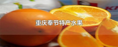 ​重庆奉节特产水果