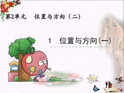 ​方向与位置ppt_位置PPT封面