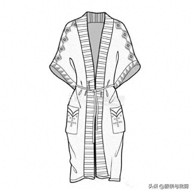 12款时尚服装设计手绘图