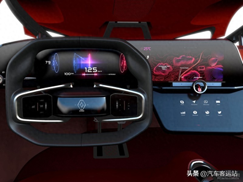 上车就掀天灵盖！什么剪刀门都弱爆了！这款雷诺跑车科技感十足！