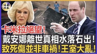 ​戴安娜王妃死亡原因：并非死于车祸，而是英国王室派出了特工