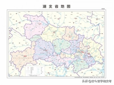 湖北省各市(州)、县地图