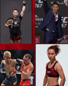 ​UFC李景亮、张伟丽等中国目前现役UFC选手。仅3个有排名！