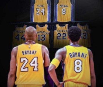 ​8号还是24号？科比最强号码之争，听听老队友奥尼尔是怎么说的