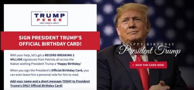 ​特朗普的74岁生日，网友祝奥巴马生日快乐