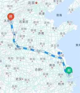 既有上海至太原的高铁有点绕且车次少,非常期待规划中的沪太高铁