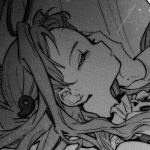 ​伤感动漫女头︱丧系黑白动漫女生头像